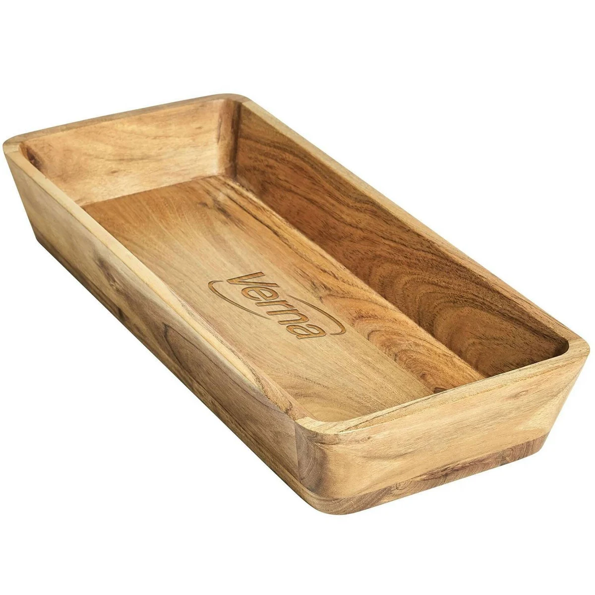 Wooden Rectangular Serving Tray 1