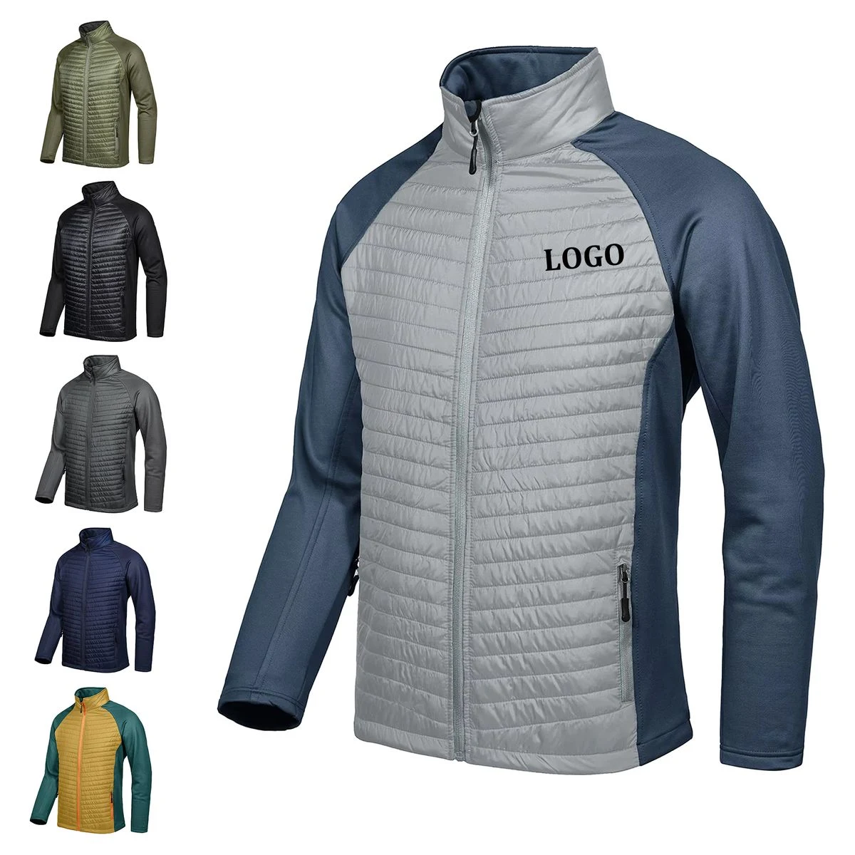 Men Insulated Running Warm Jacket 1