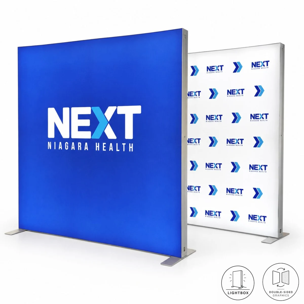 48Hr Quick Ship - Backlit LED Light Box SEG Floor Display WALL Kit, 8'W x 8'H, NO SETUP CHARGE 1