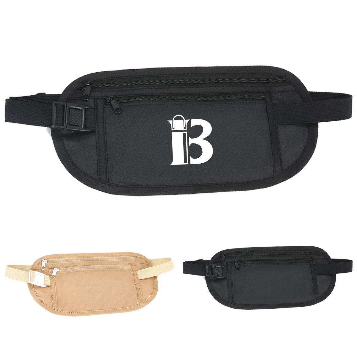 RFID Blocking Anti-Theft Nylon Waist Bag for Travel & Sports 1