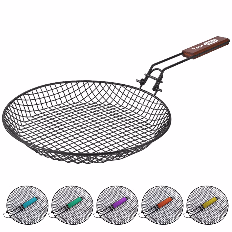 Stainless Steel Outdoor Circular Frying Basket