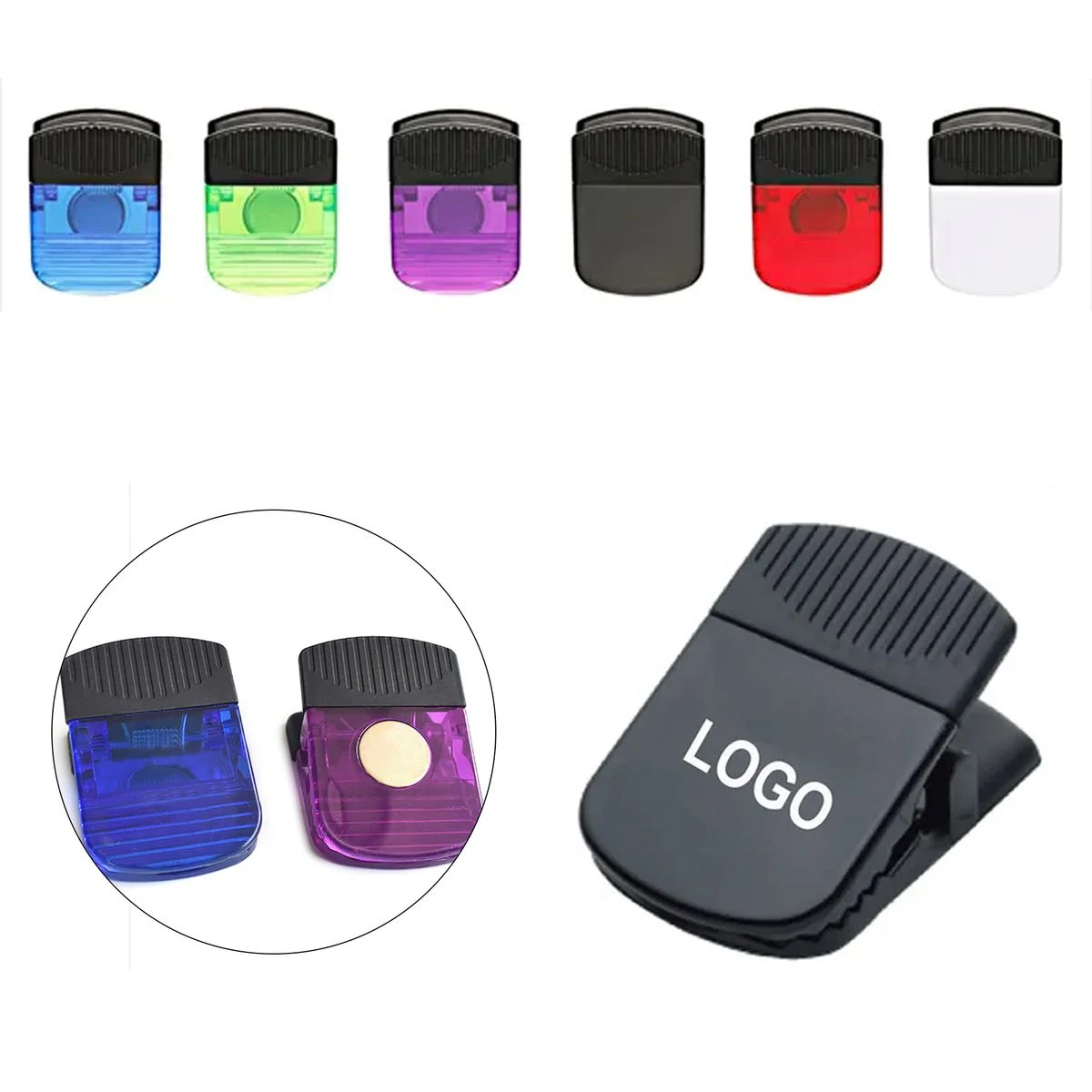 Square Plastic Document Spring Clip 1