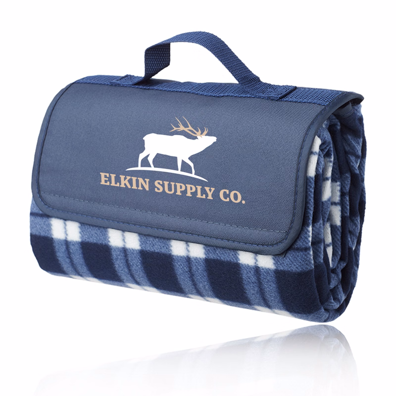 Montclair Roll-Up Picnic Blanket (2 Color Imprint)