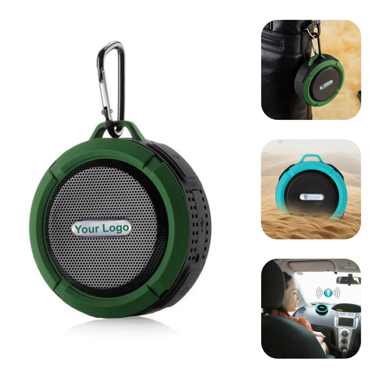 Waterproof Wireless Speaker with Hook (direct import) 1