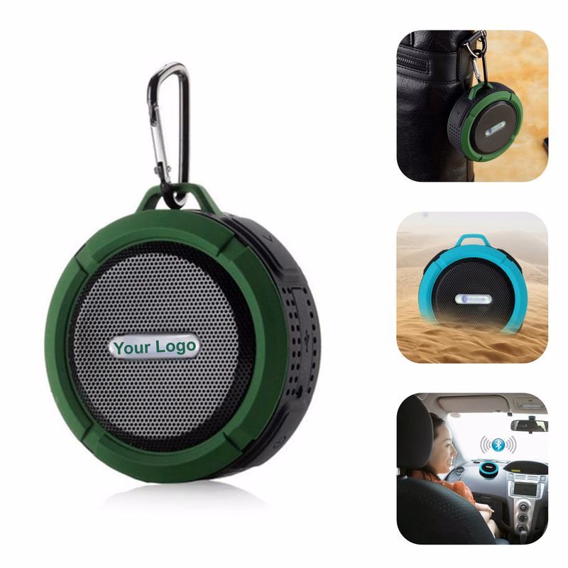 Waterproof Wireless Speaker with Hook (direct import)