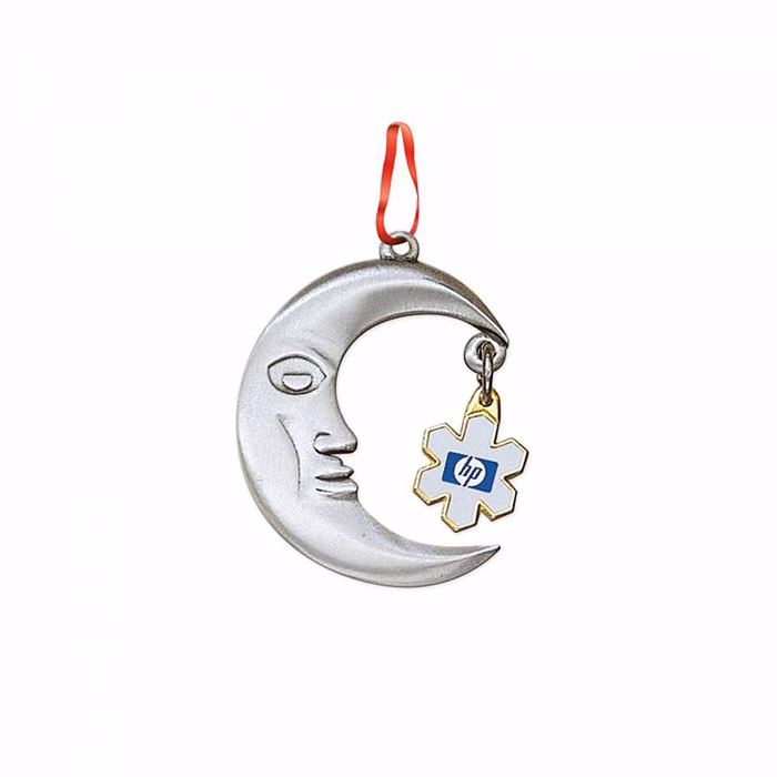 Dangler Ornament (2.25 x 1.75 in  Moon)