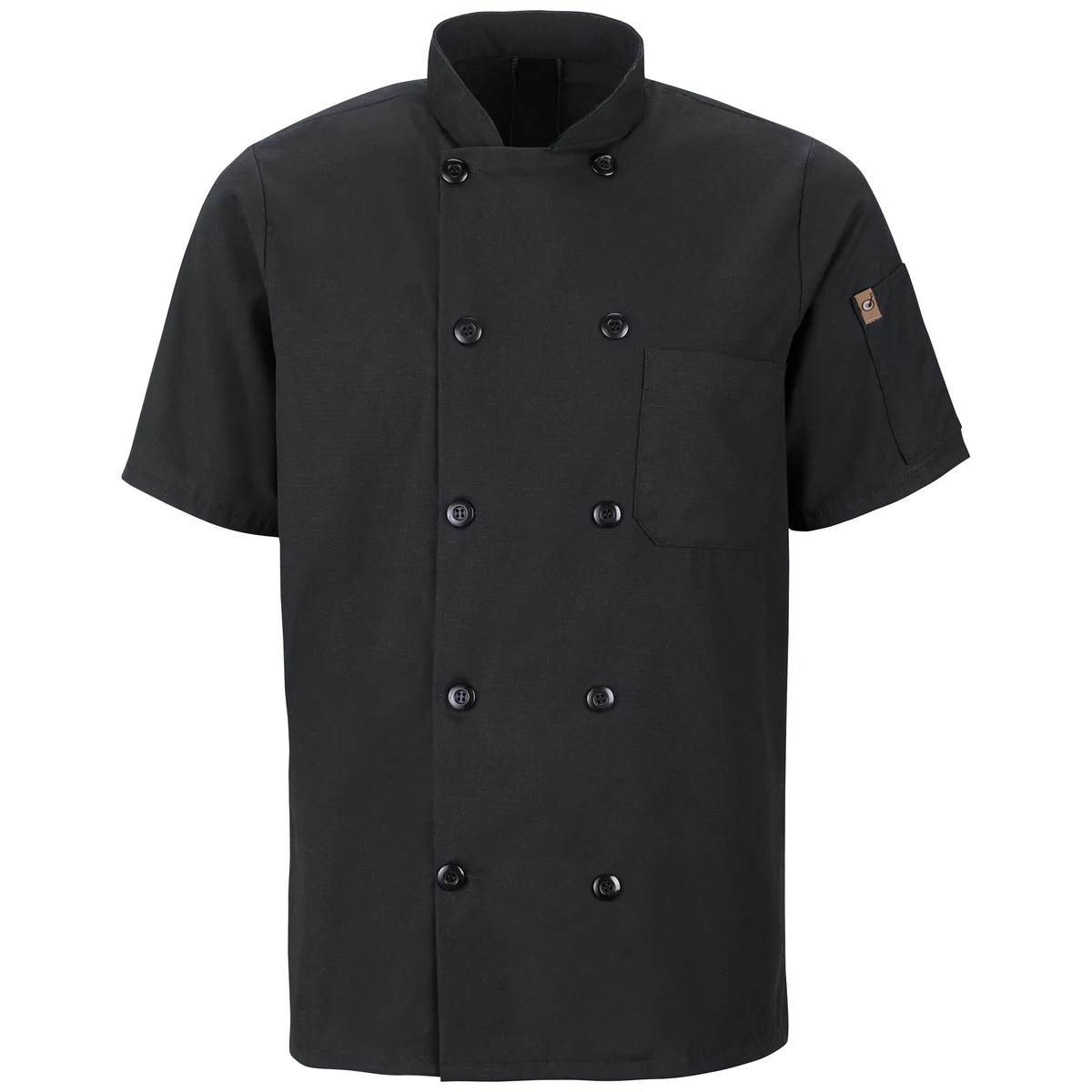 Red Kap® Men's Short Sleeve Chef Coat with OilBlok + MIMIX® 1