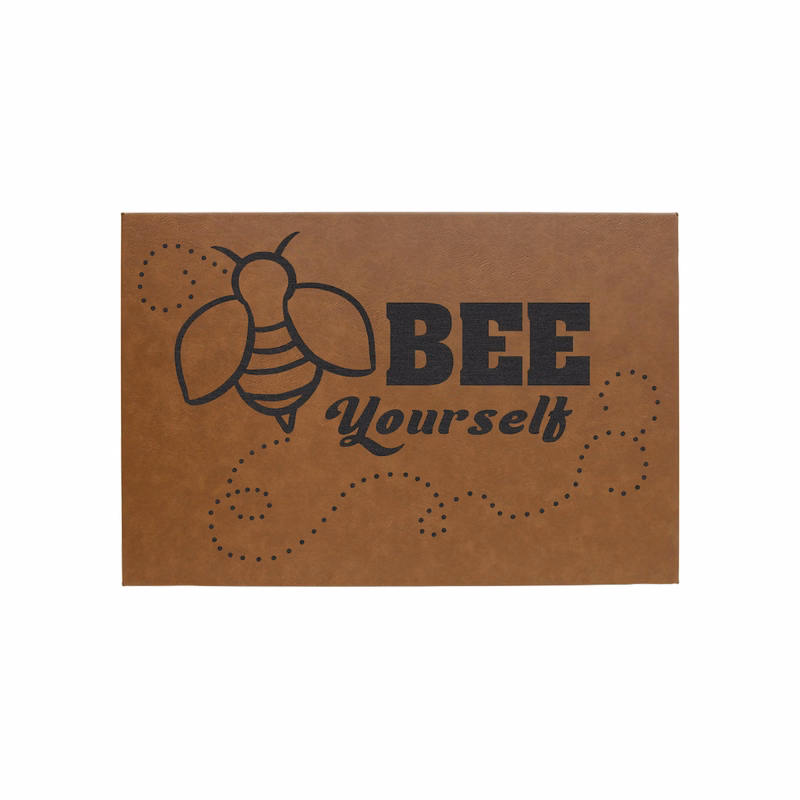 12" x 18" Bamboo Leatherette Wall Decor
