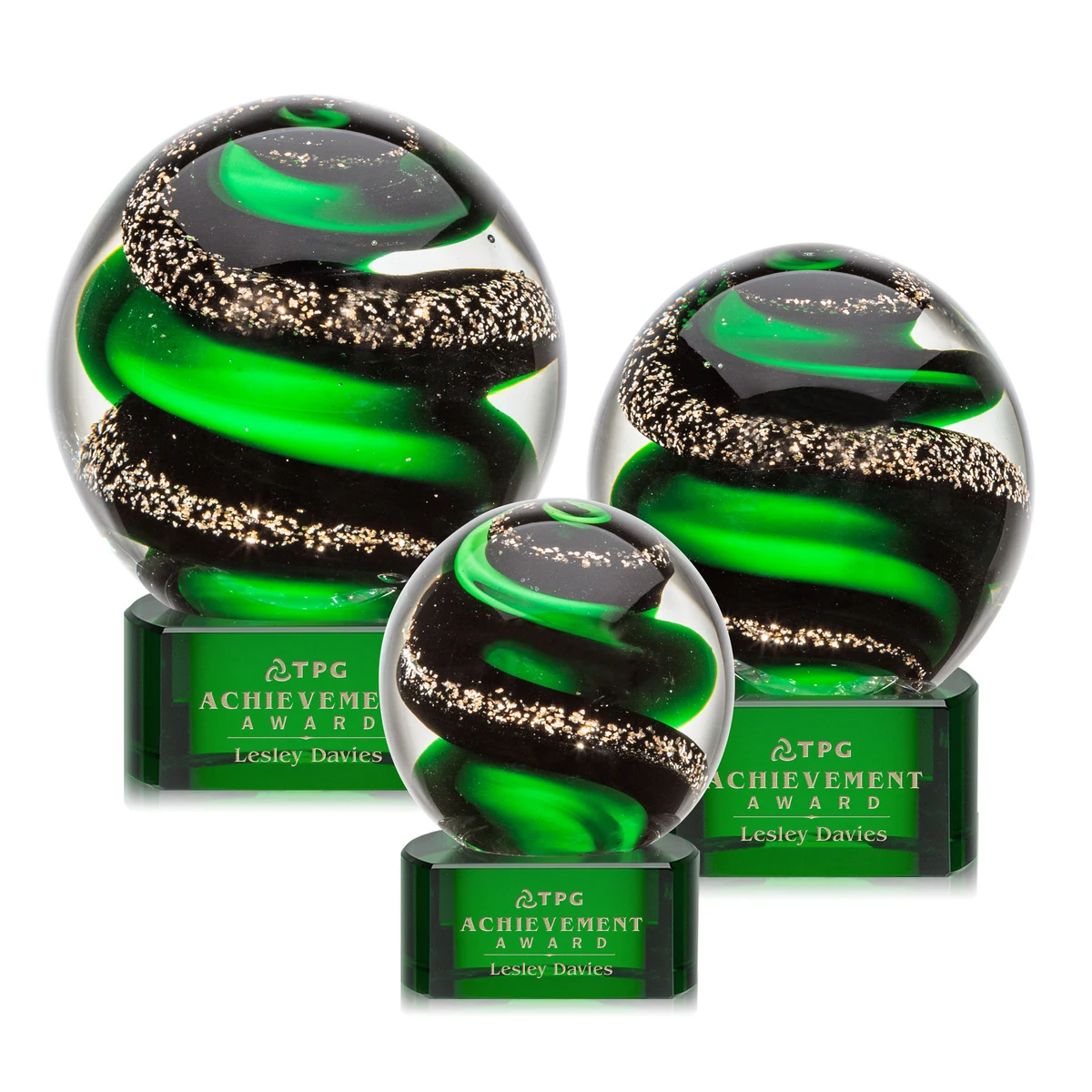 Zodiac Award on Paragon Base - Green 1