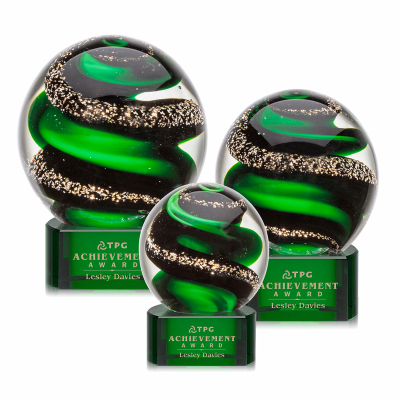 Zodiac Award on Paragon Base - Green