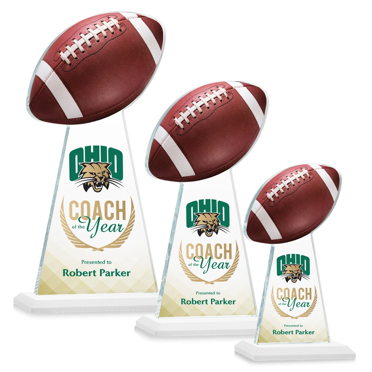 Edenwood Football VividPrint™ Award - White 1
