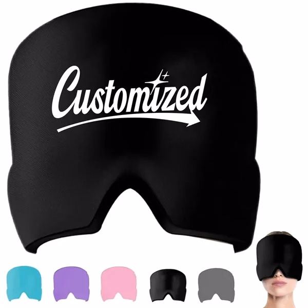 Custom 3D Contoured Sleep Mask with Full Light Blocking — Wellness Travel Promotional Gift