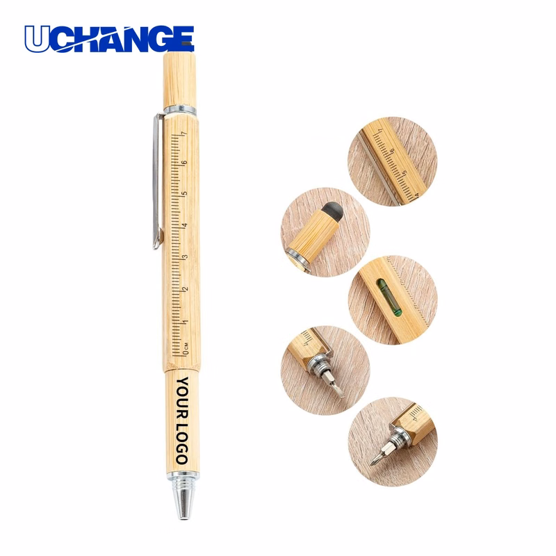 Bamboo Multi-Tool Pen Stylus for Daily Use