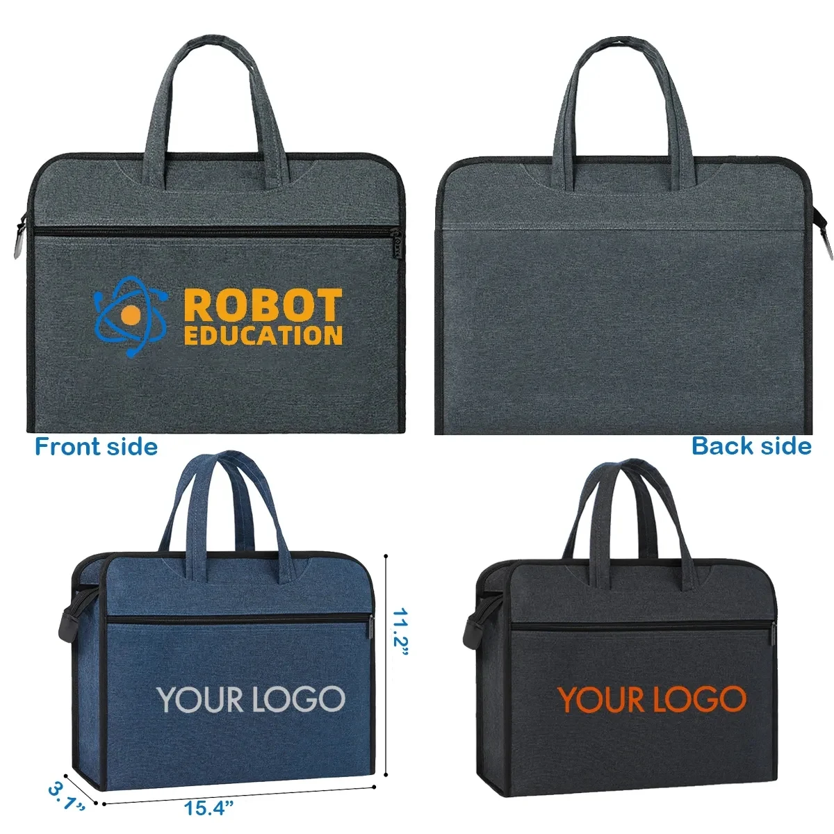 Messenger Laptop Business Work Briefcase Office Computer Bag 1
