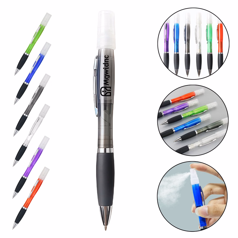 Portable Spray Pen for Hand Sanitizer Refillable Dual-Use Writing and Disinfection Tool for Office