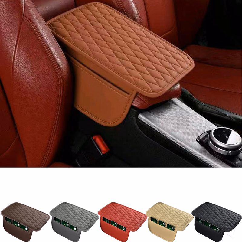 MOQ 20 Armrest Seat Box Pad with 2 Storage Bags