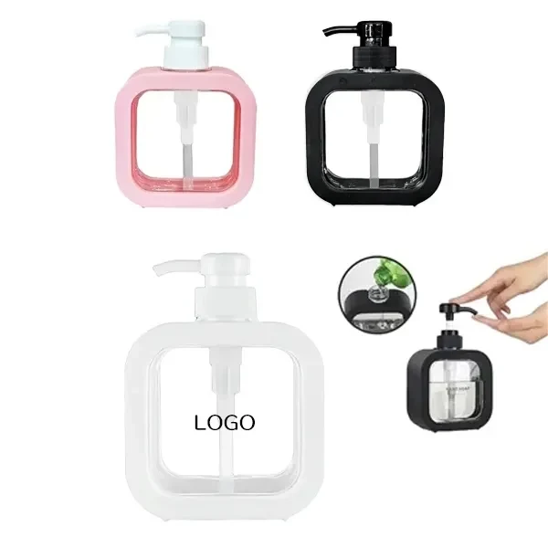 10 oz Translucent Plastic Pump Bottle 1