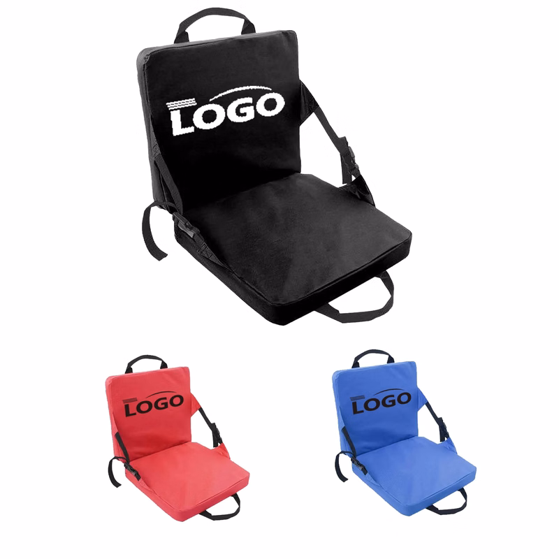 Portable Folding Support Pocket Stadium seat Camping Travel