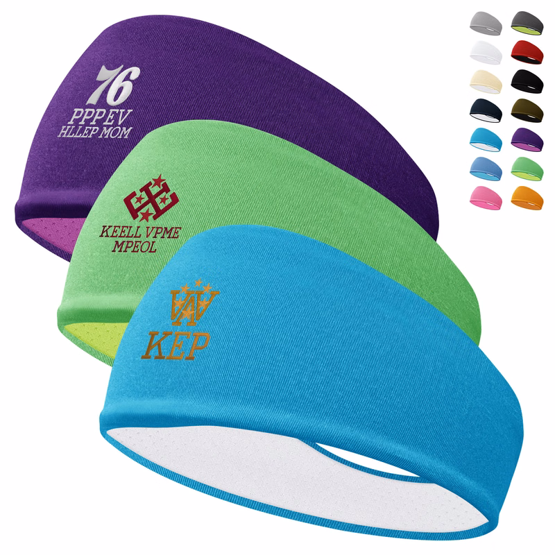 Sublimation Full Color Printing Widened Sports Headband