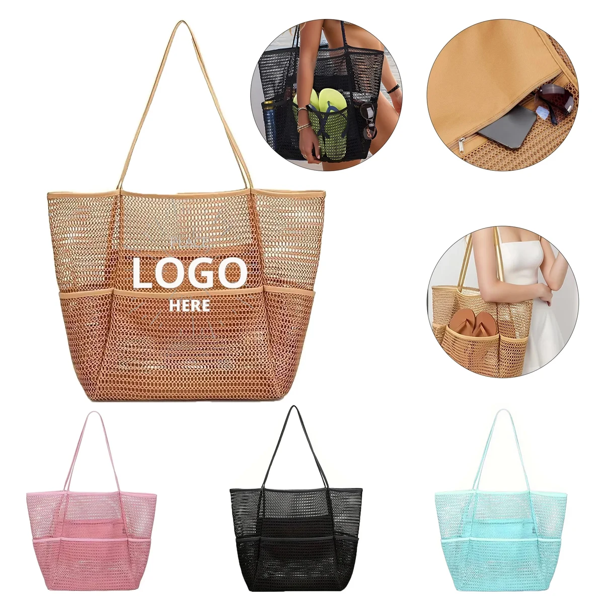 Double Mesh Beach Bag 1