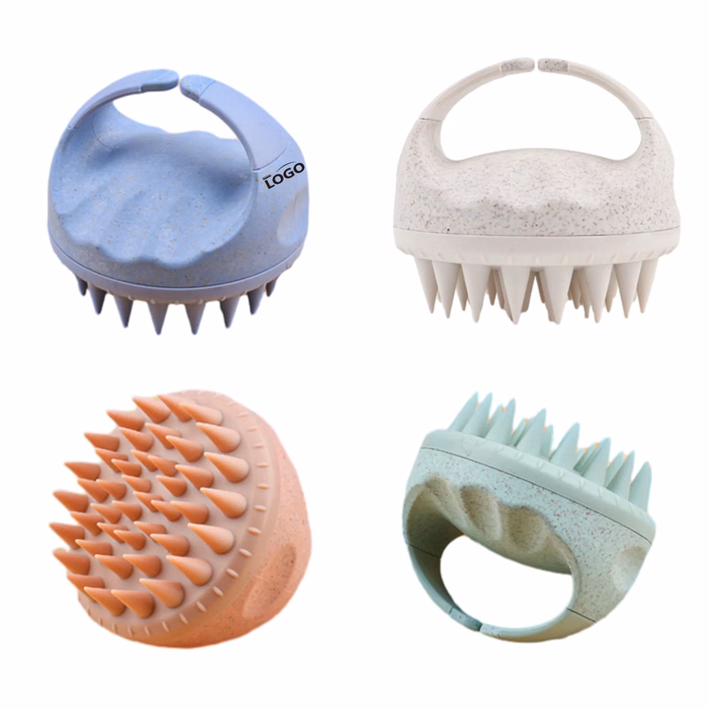 Portable Silicone Hand-Held Shampoo Massage Brush MOQ 100PCS