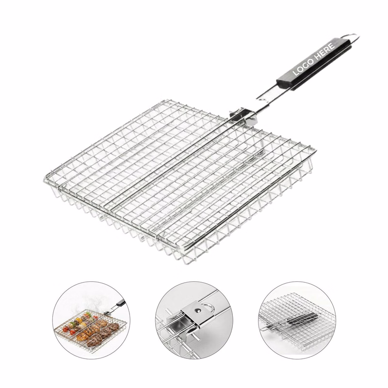 Portable Stainless Steel BBQ Grilling Basket