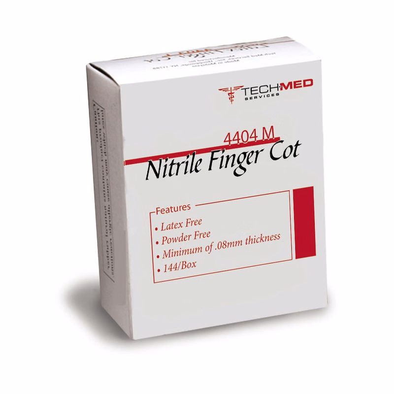 Tech-Med Nitrile Finger Cots - X-Large 144 Count