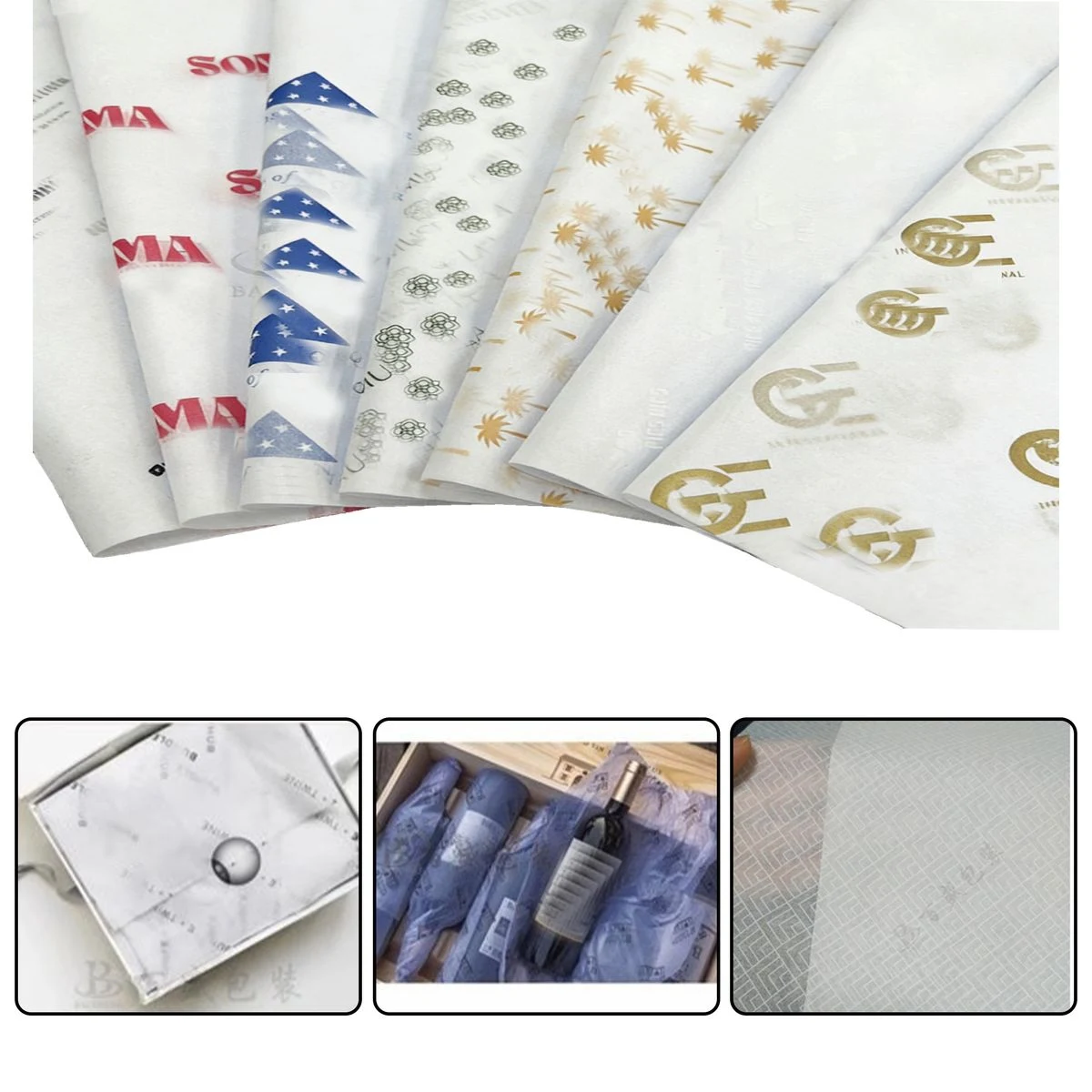 Printed Gift Wrapping Sheets 1