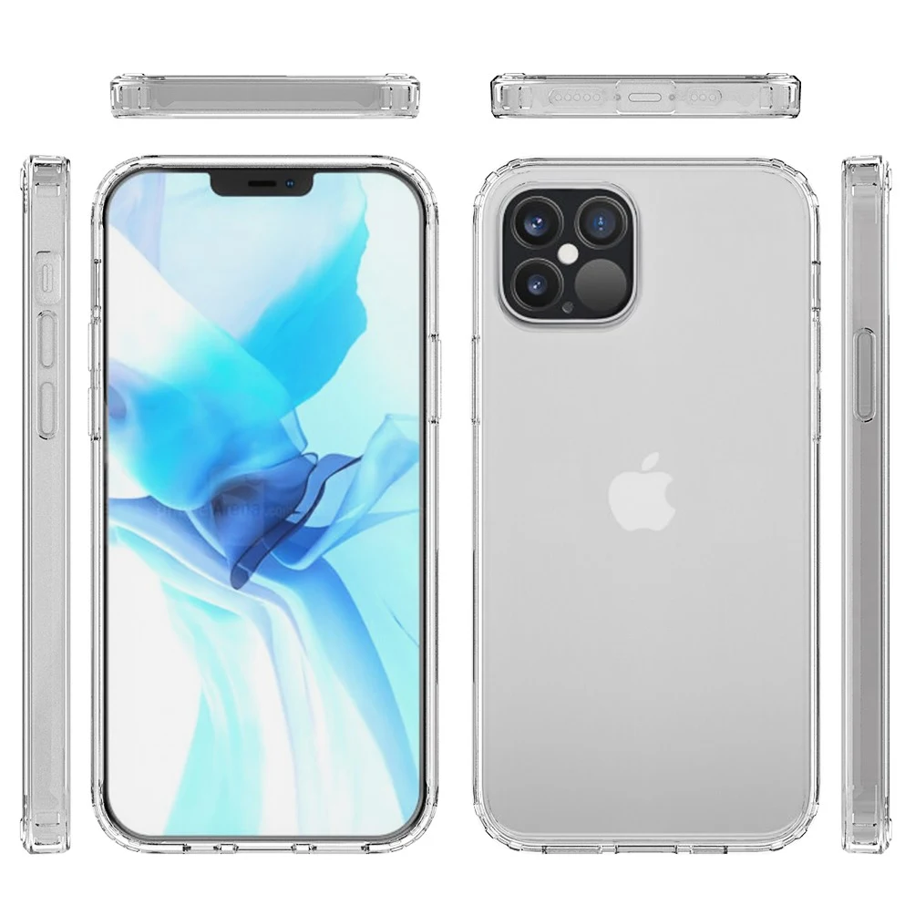 iPhone 12Clear Hard Shell Case with TPU Bumpers 1