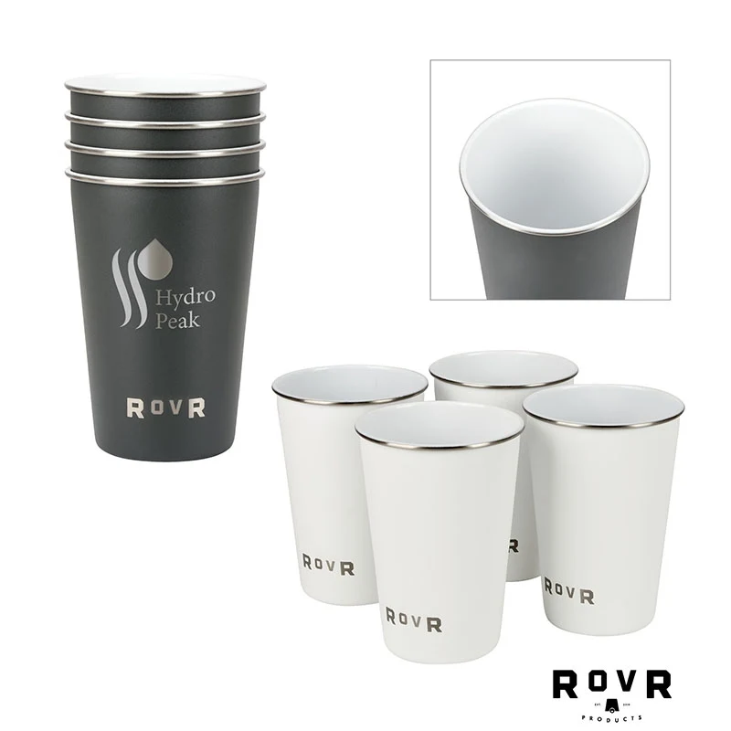 RovR® Pack of 4, 16 oz. Single Wall Beer Pints 1