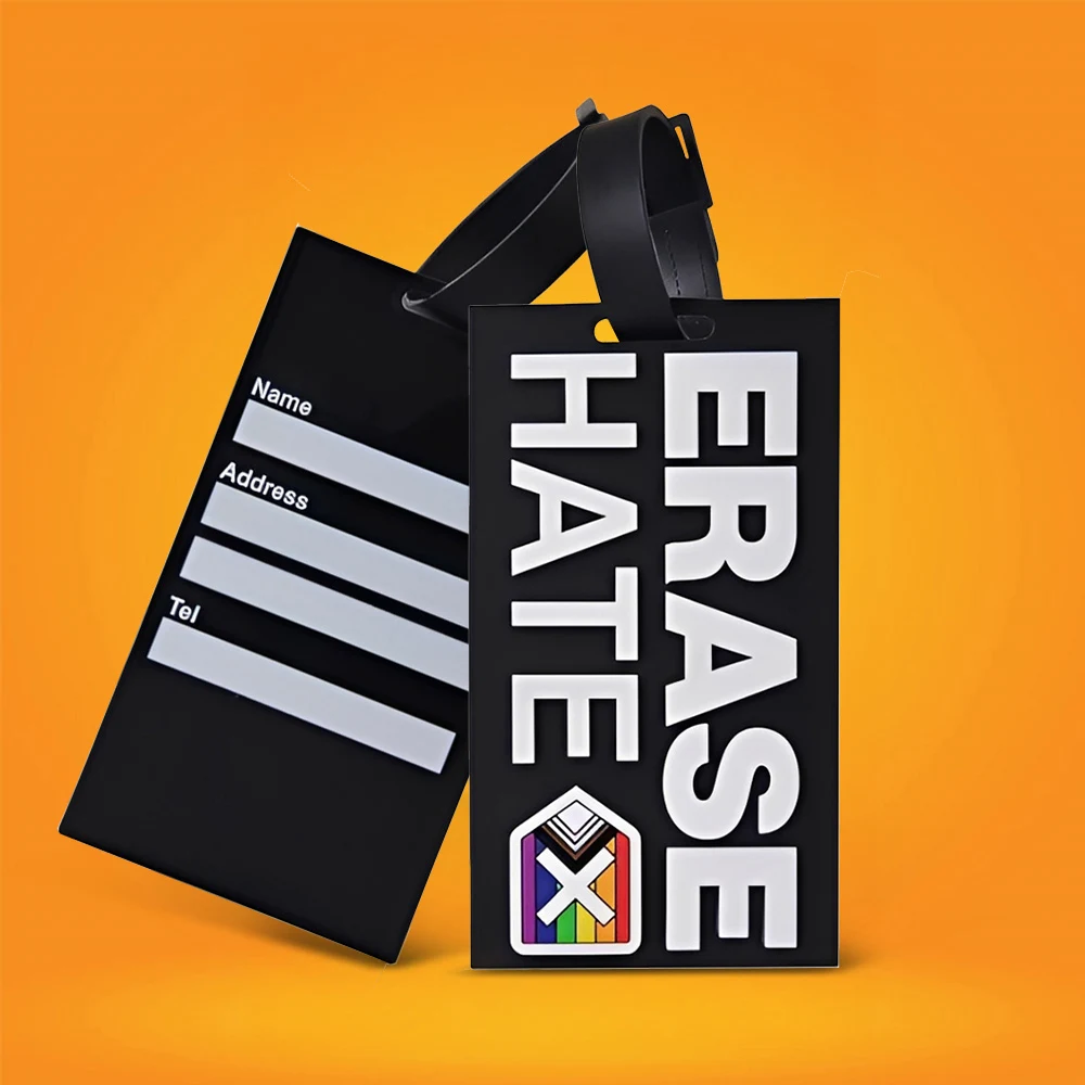2.5" Custom 2D PVC Luggage Tags 1