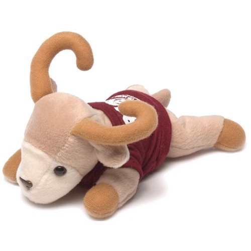 8" Ram with t-shirt and one color imprint