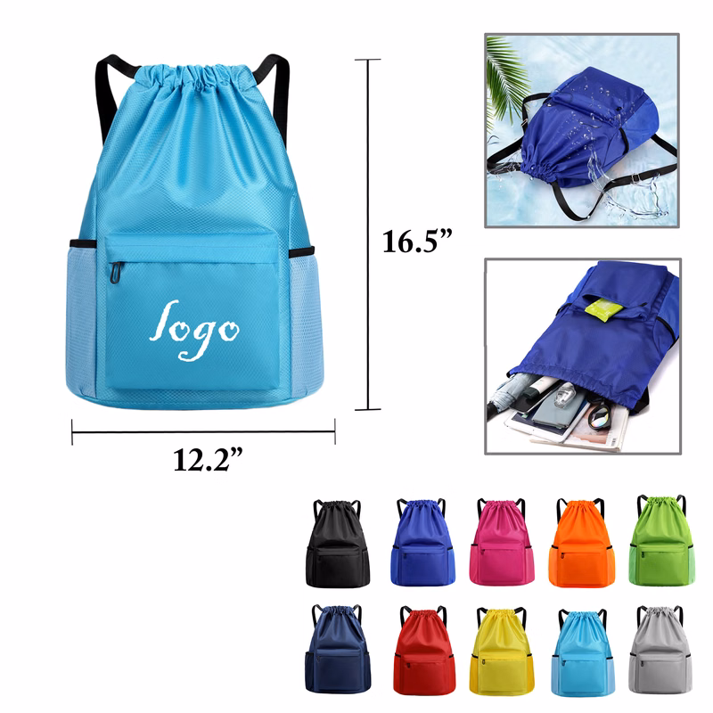 MOQ30 Versatile Drawstring Backpack for Travel and Sports