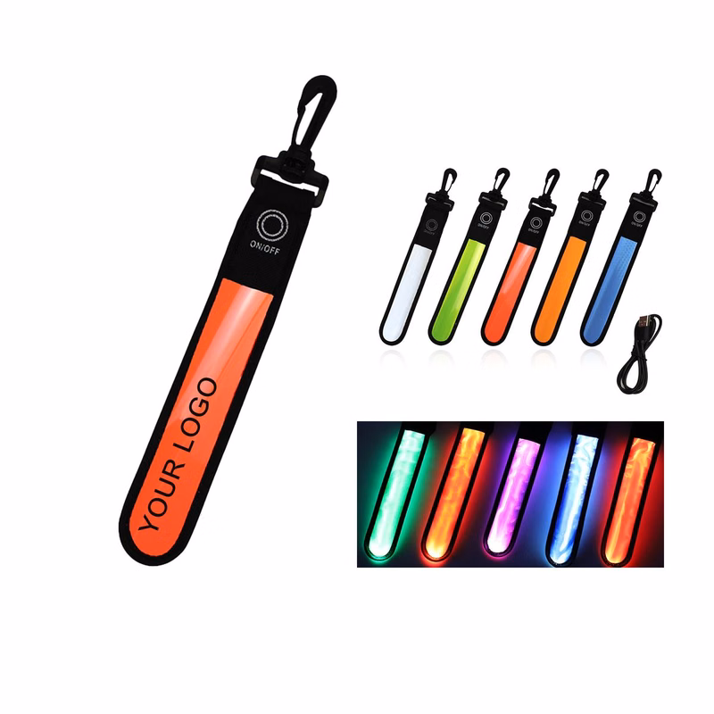 LED Reflective Backpack Pendant For Cycling Hiking Outdoor