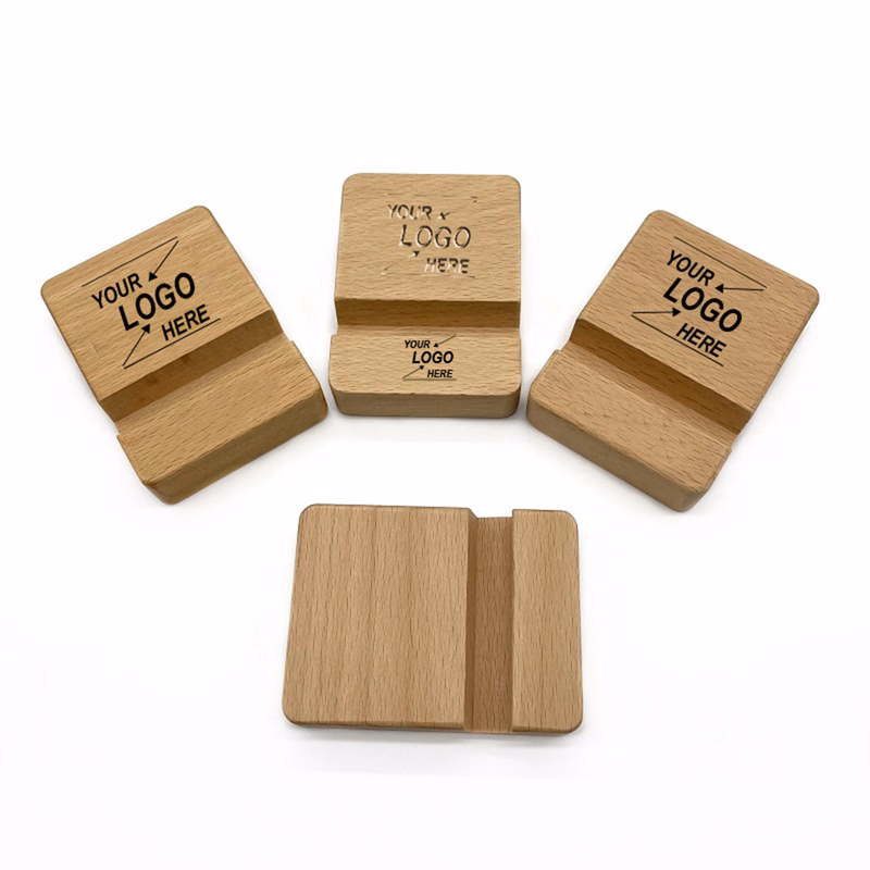 Wooden Phone Stand Desk Holder