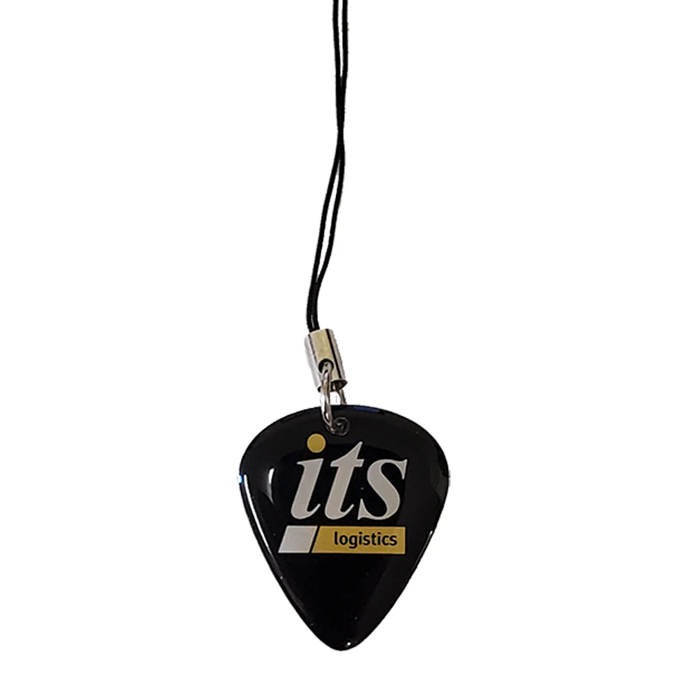 Novelty Pick with Single Sided Imprint with Black String Attachment 1