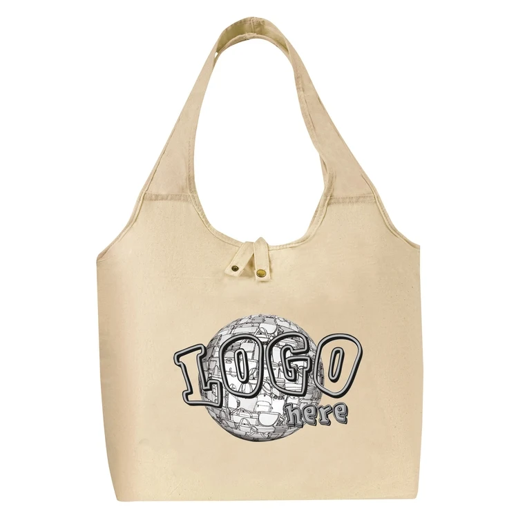 "eGreen" Roll up Canvas Tote Bag 1