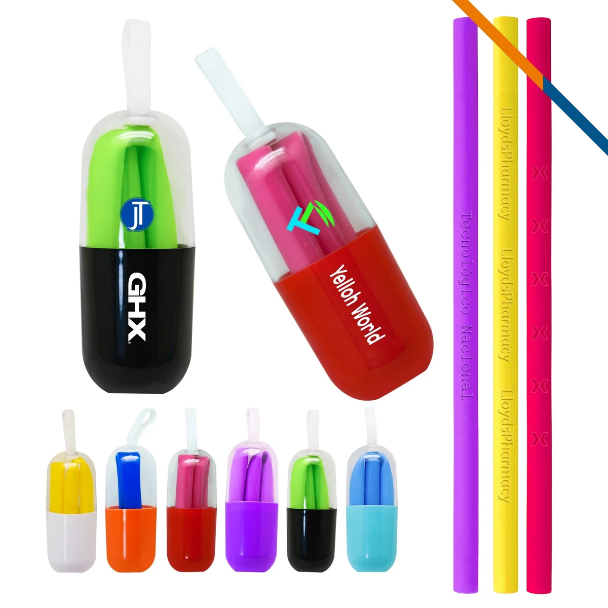 Capsules Silicone Straw 1