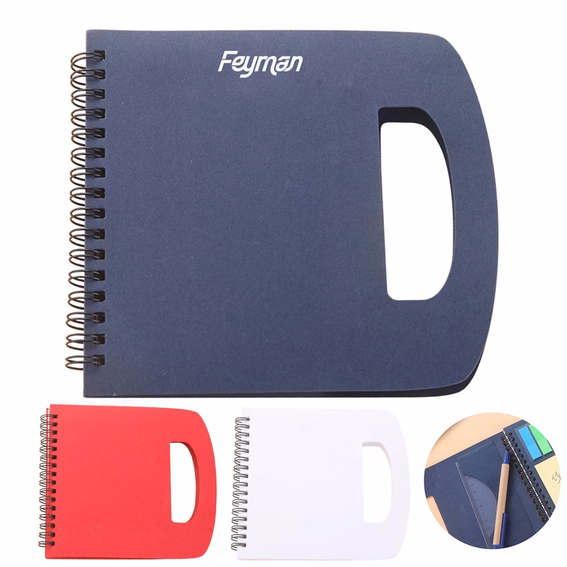 Handheld Spiral Notebook w/ Sticky Notes
