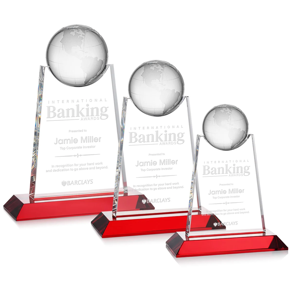 Netherford Globe Award - Red 1