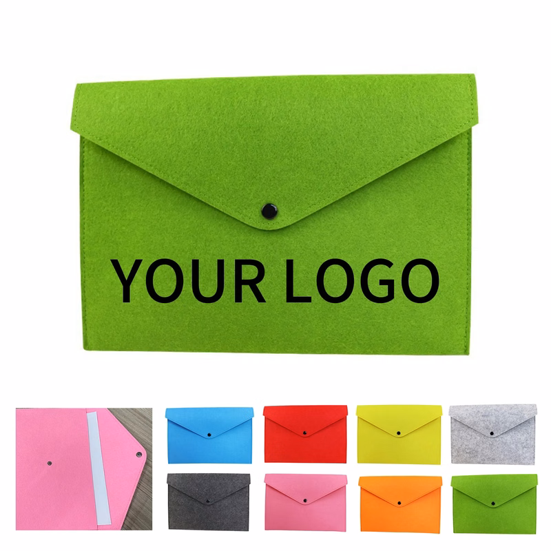 Felt A4 Document Bag 12.99x9.06 Inch Waterproof Design