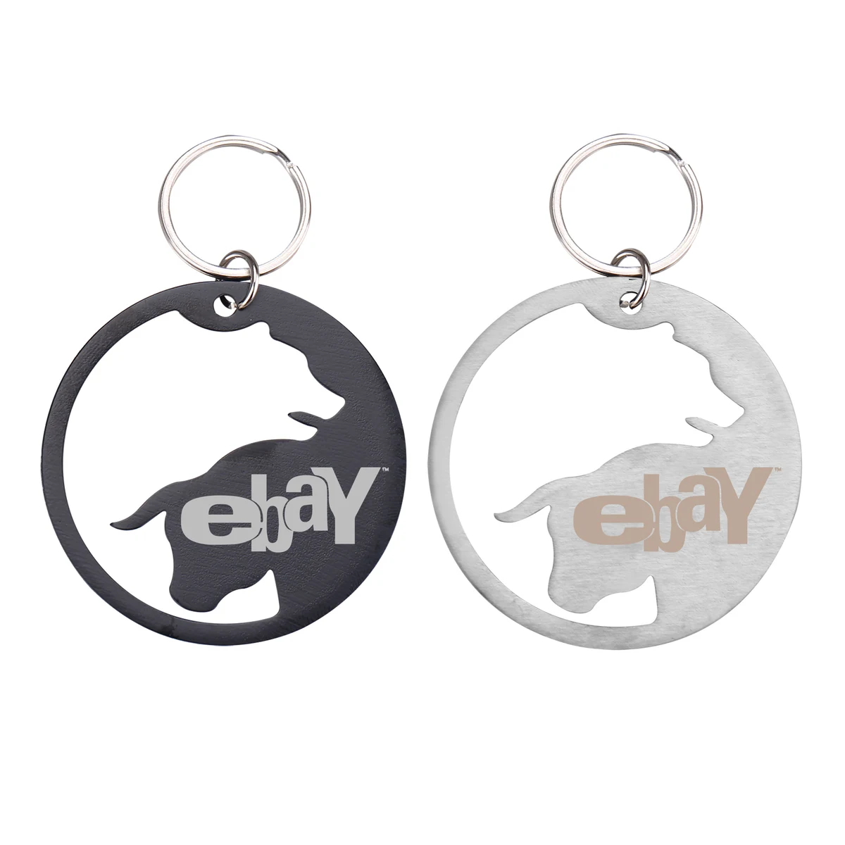 Bull and Bear Stainless Steel Bottle Opener KeyChain 1