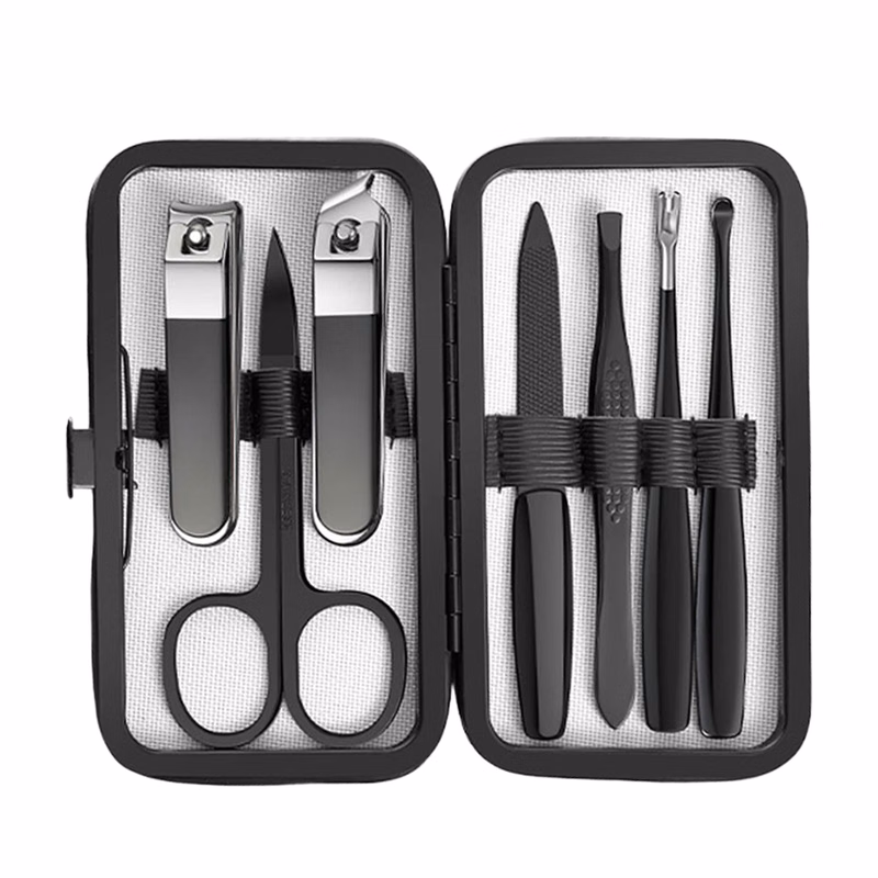 Premium Multi-Function Nail Clipper Set with PU Leather Case