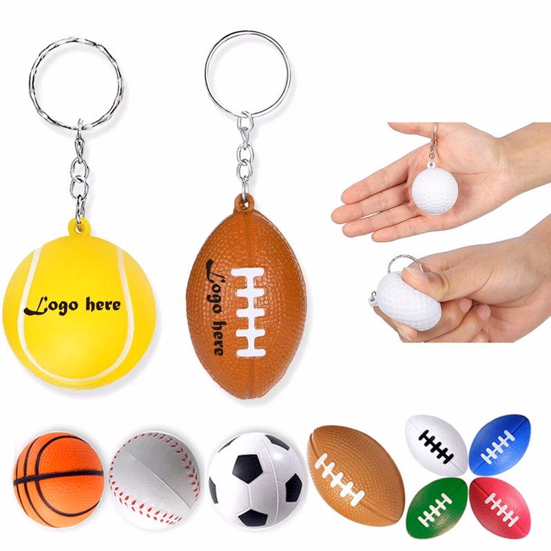 Bulk Mini Stress Balls Keychain