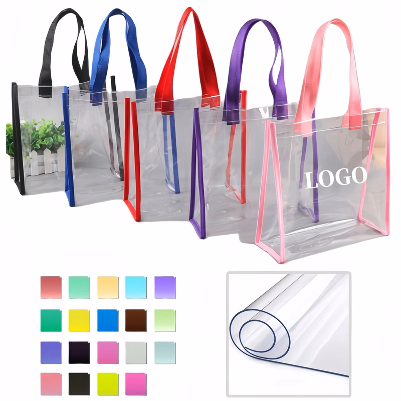Clear PVC Tote Bags