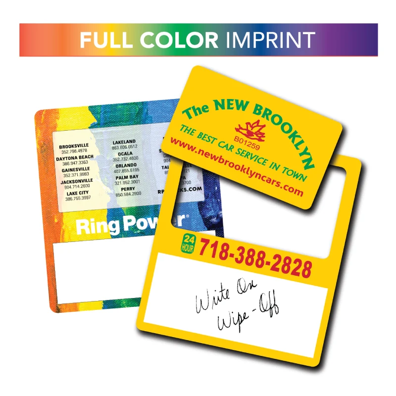 Write-On/ Wipe-Off Full Color Framer Magnet 1