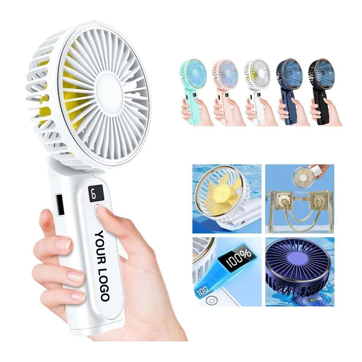Portable Neck Fan with 12 Speed Airflow 1