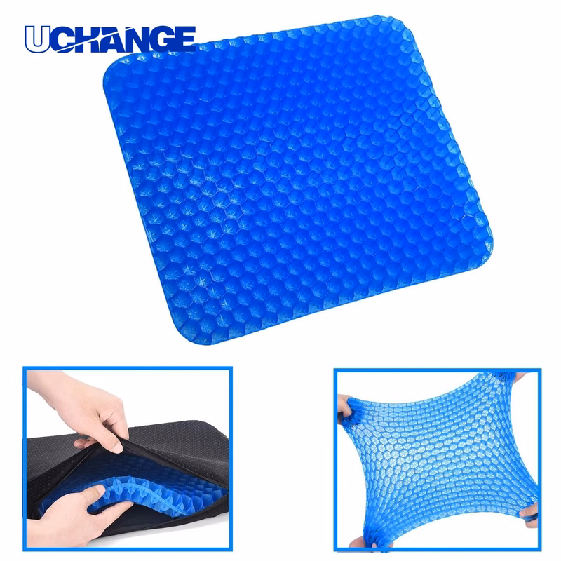 Egg Gel Seat Cushion Pad with Non-Slip Cover