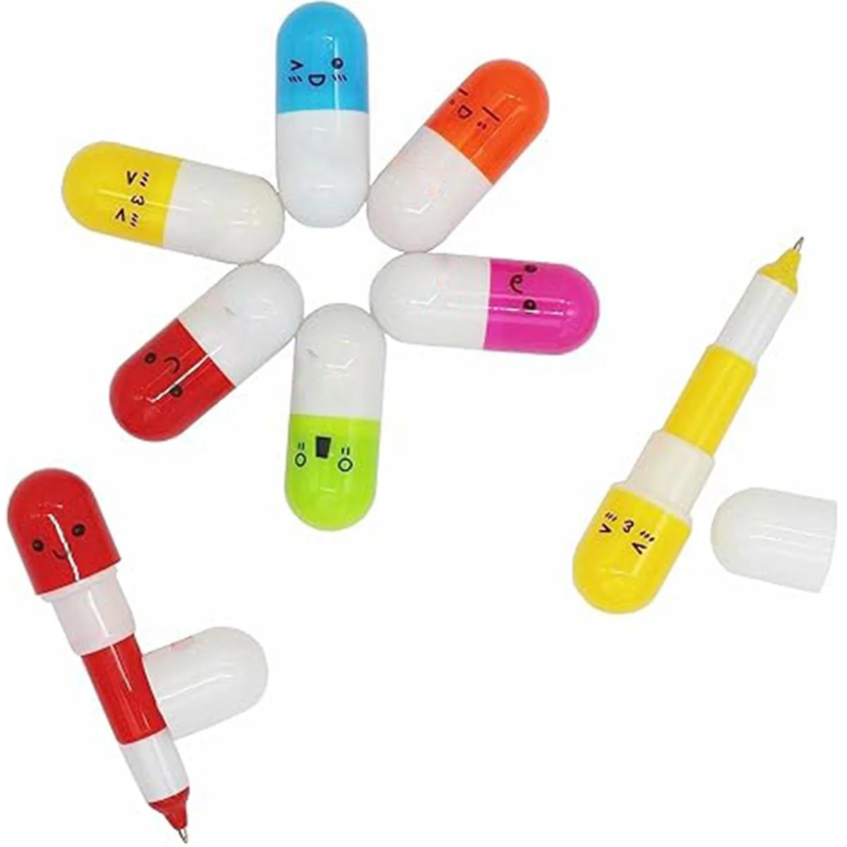 Smiling Face Pen MOQ 50, custom pen with logo imprint 1