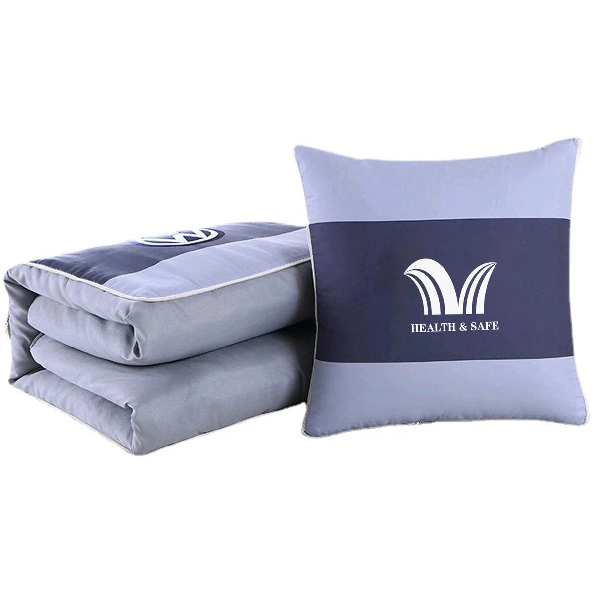 2-in-1 Soft Travel Blanket Throw Pillow 1